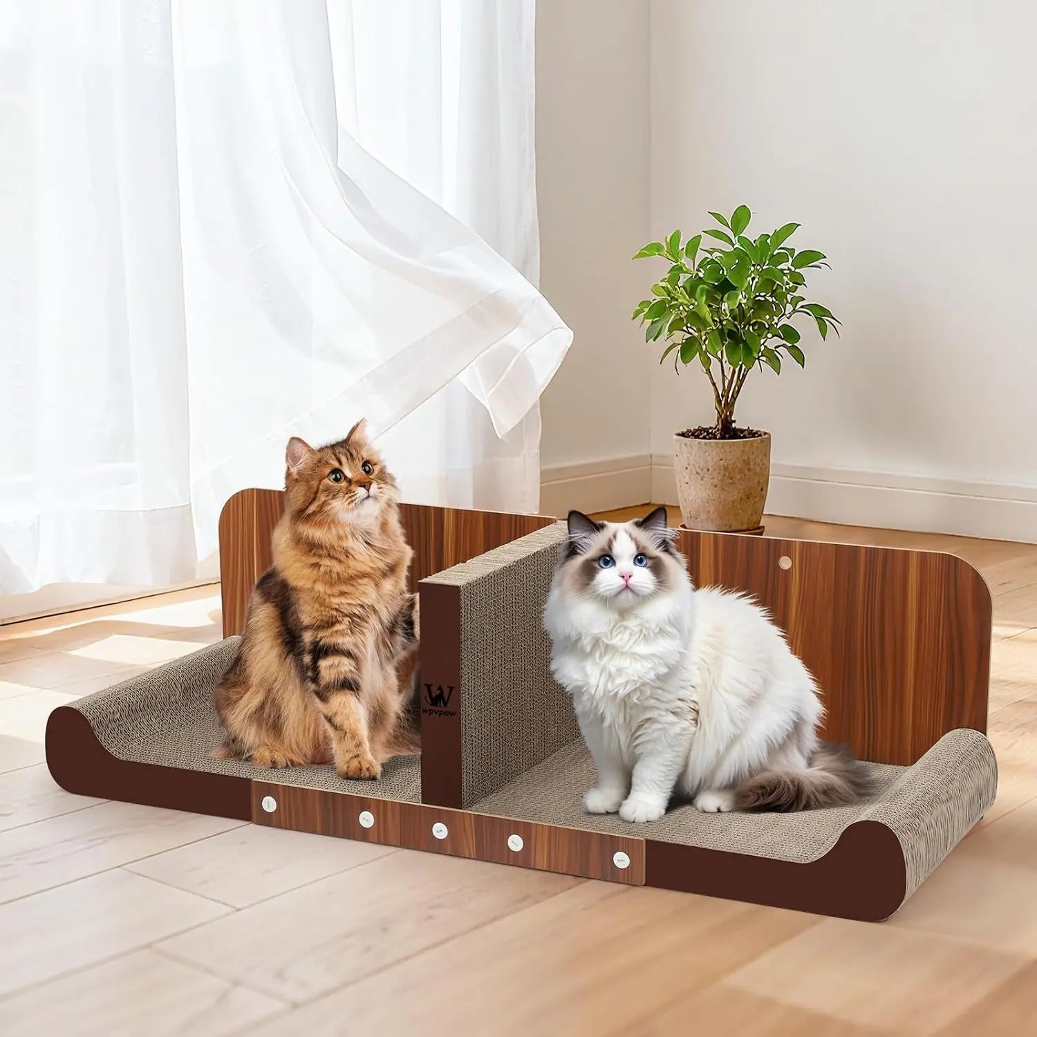 Extra Large Modern Cat Scratcher Bed & Lounge