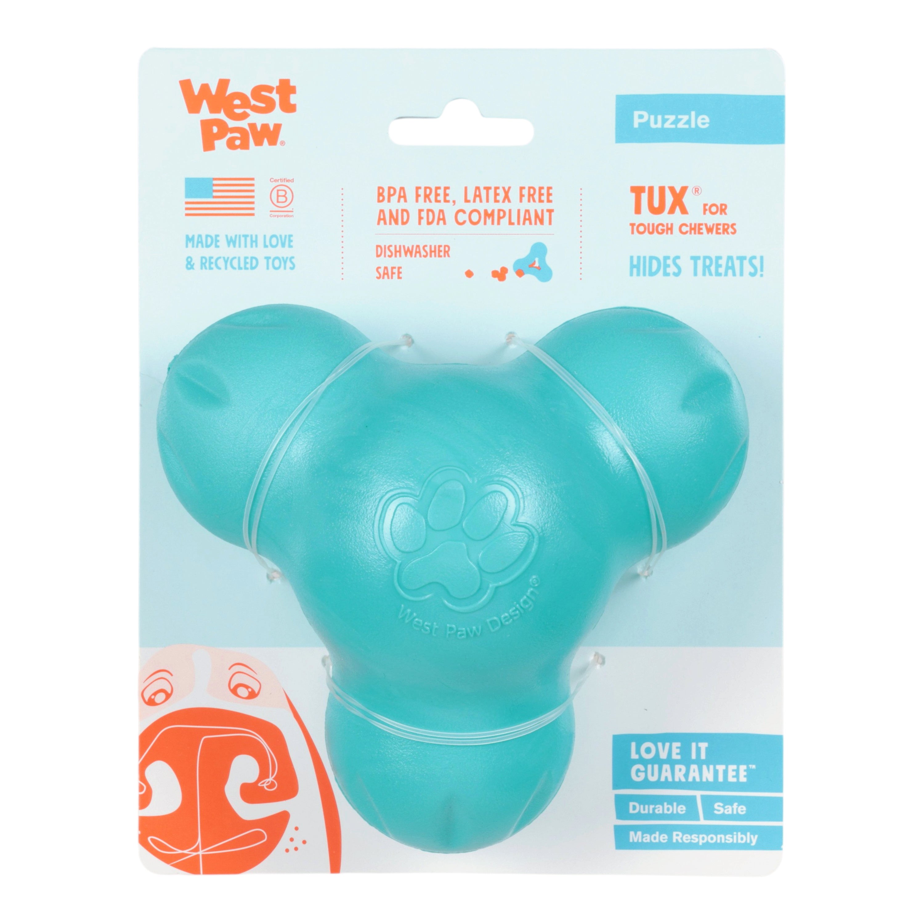 Tux Durable Treat Toy for Strong Chewers