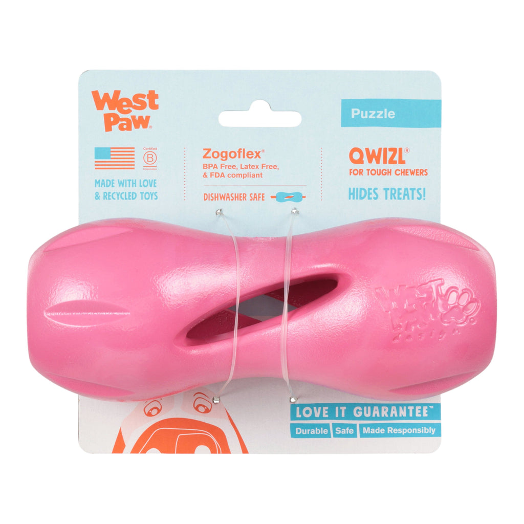 Qwizl Durable Treat Toy for Strong Chewers