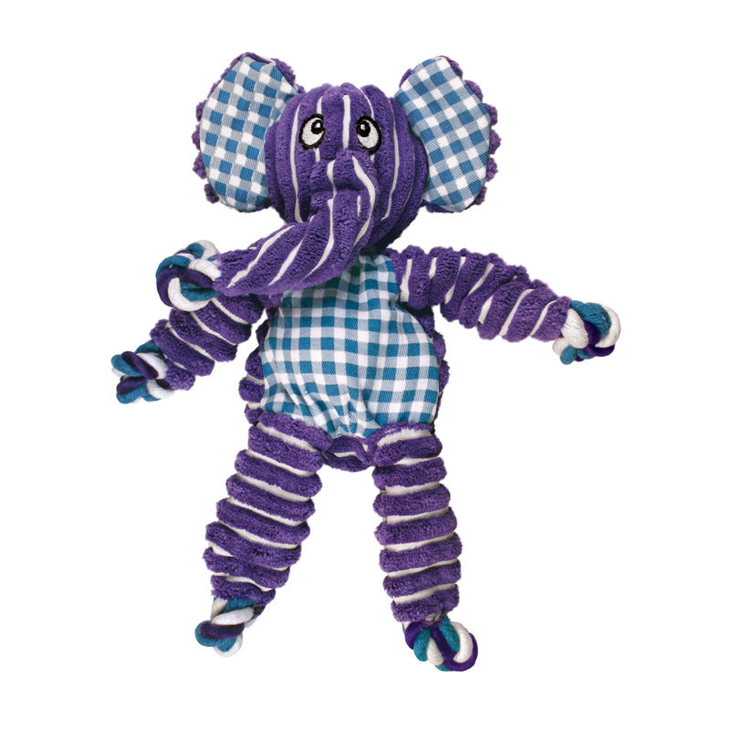KONG Floppy Knots Dog Toy with Knotted Rope and Squeaker