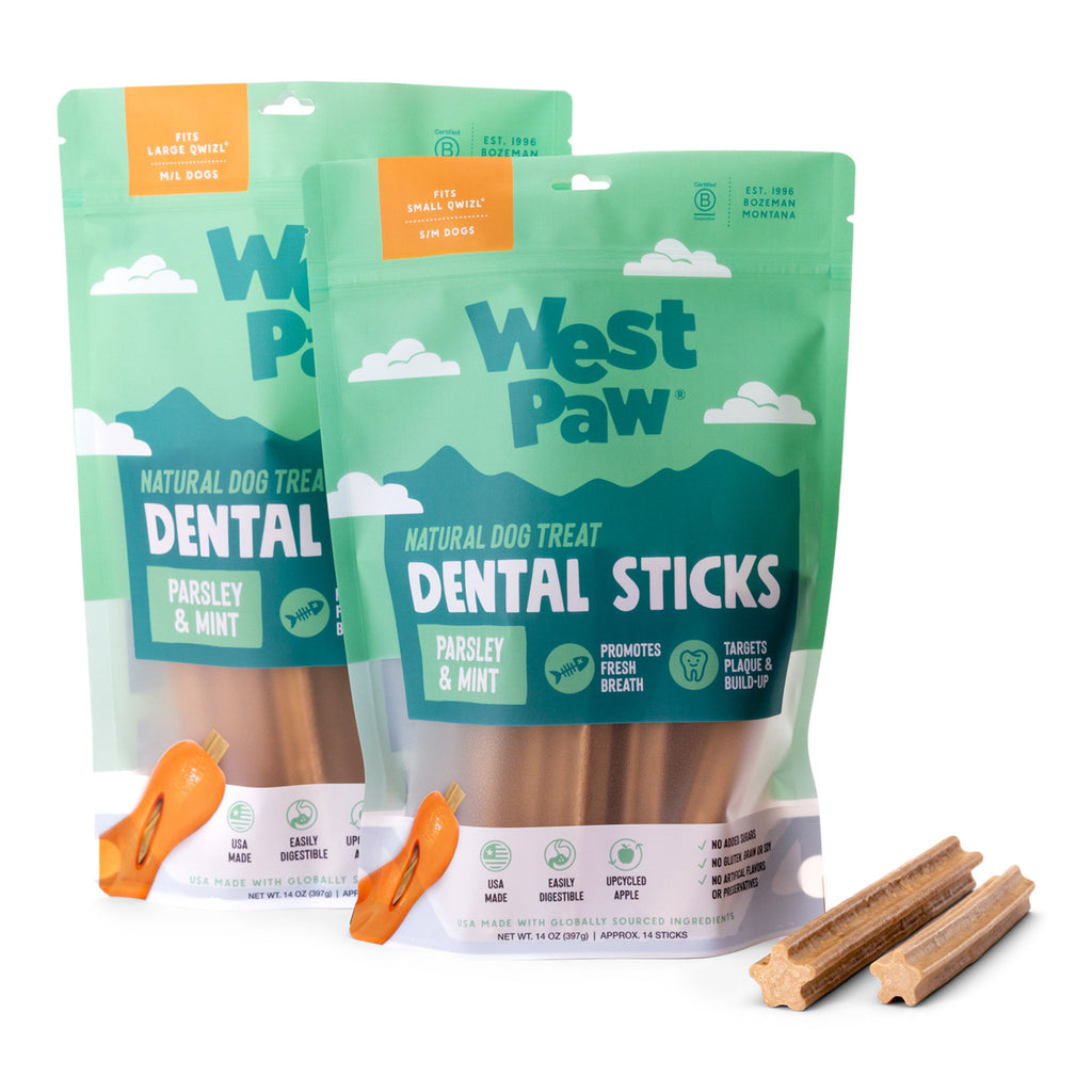 Dog Dental Sticks with Parsley, Mint & Upcycled Apple