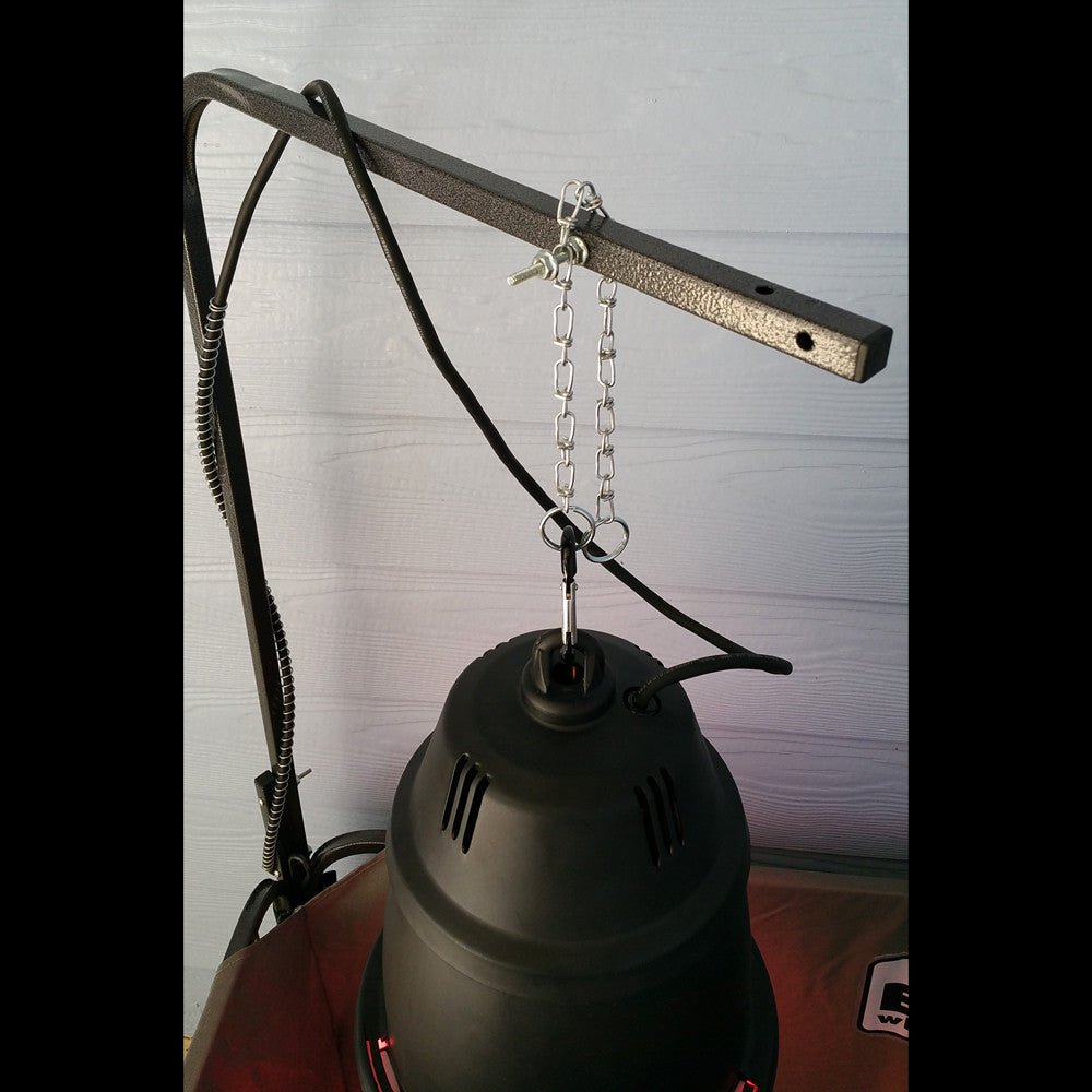 Hanging Chain with Split Rings and Carabiner for Whelping Boxes