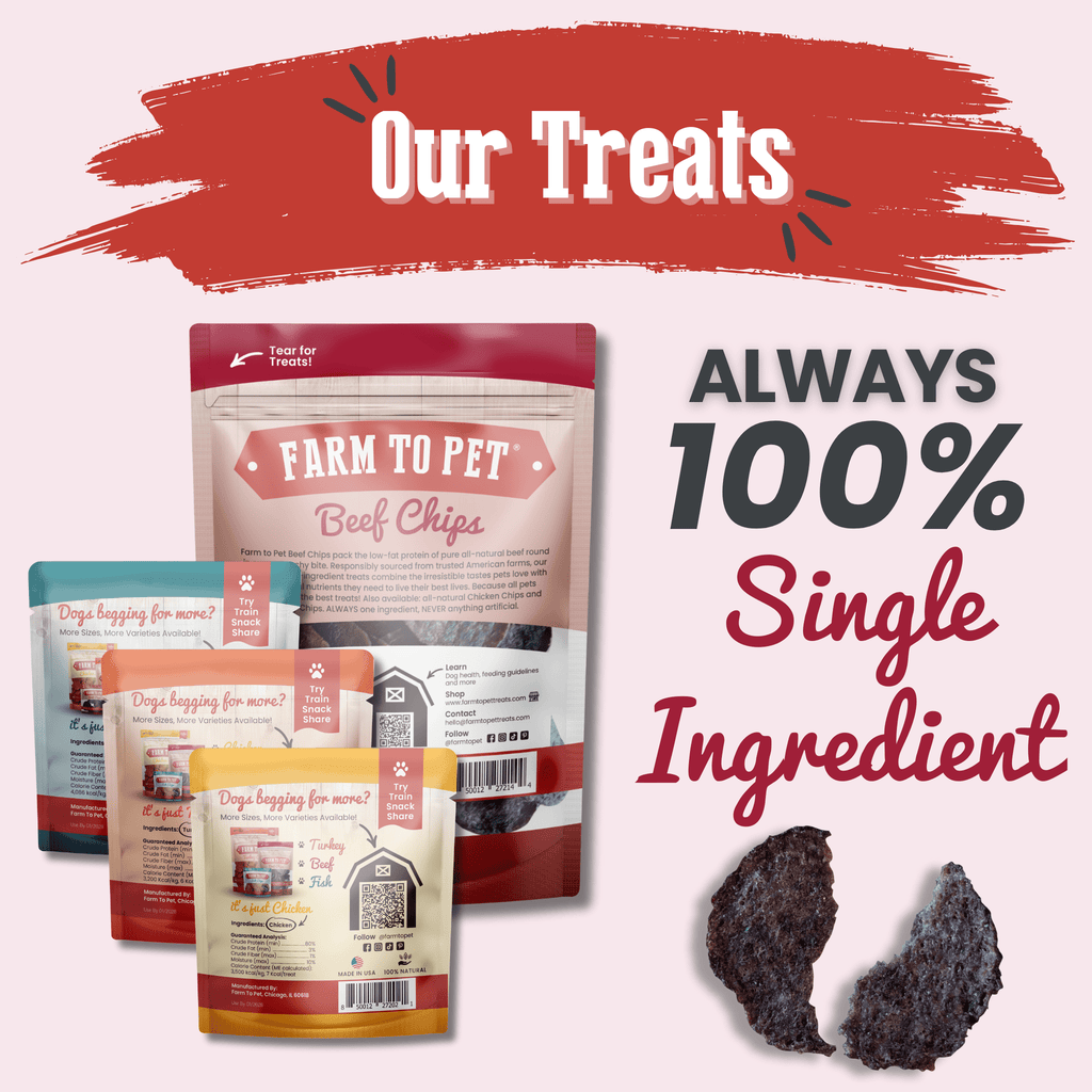 Puppy Pack Single-Ingredient Treats – Chicken, Beef, Fish & Turkey