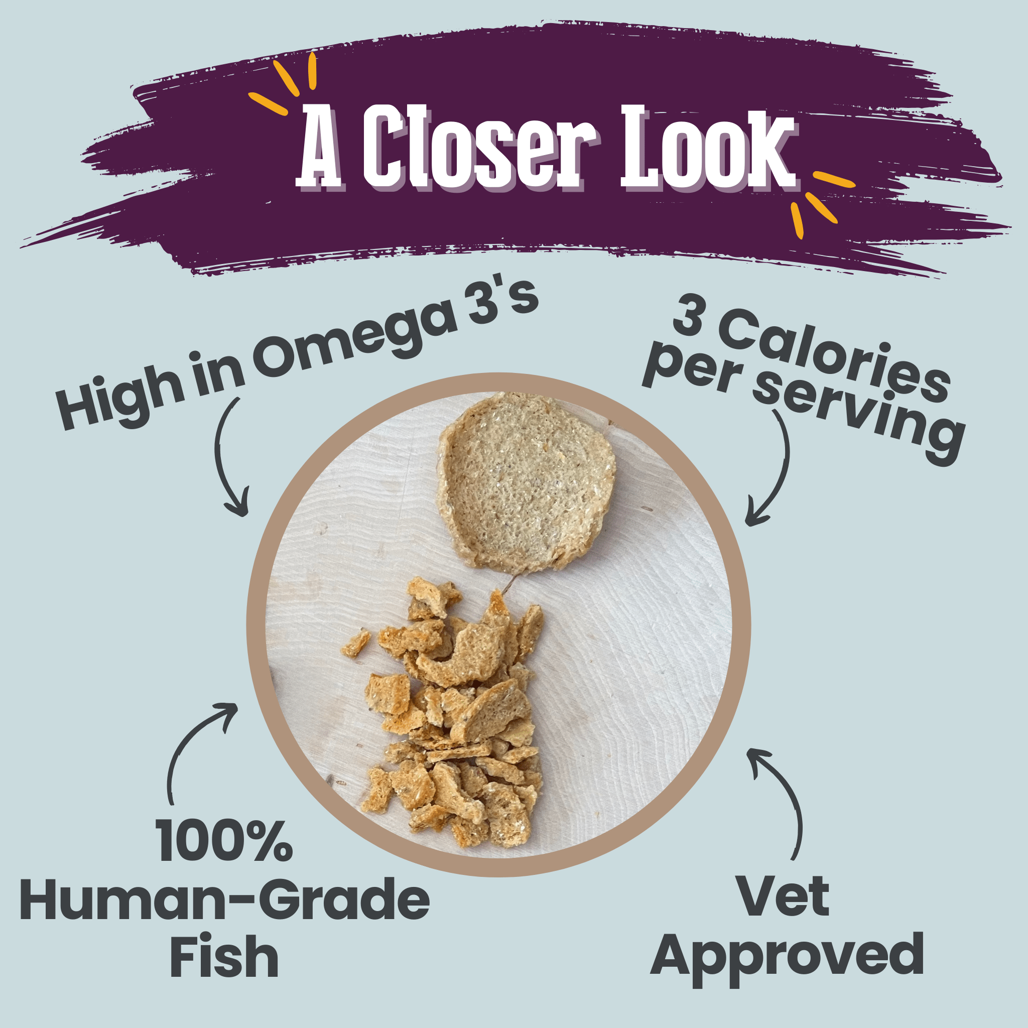 Fish Crumbles Cat Treats – 100% Walleye Fillet, Grain-Free