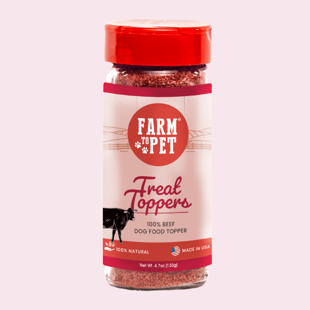 Beef Treat Topper Powder for Dogs and Cats, Single Ingredient