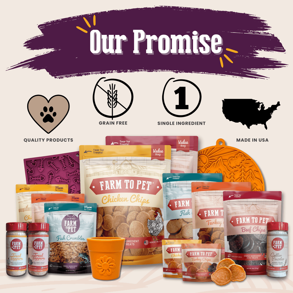 Farm to Pet Turkey Crumbles Cat Treats, Single Ingredient