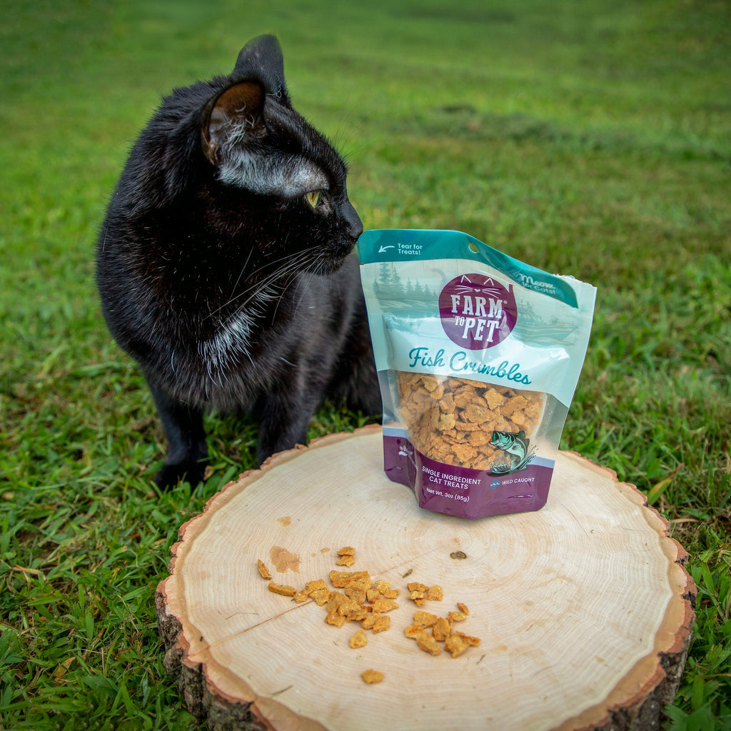 Fish Crumbles Cat Treats – 100% Walleye Fillet, Grain-Free