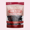 Farm to Pet Beef Chips Dog Treats – Single Ingredient, 100% Beef