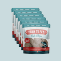 Walleye Fish Chip Snack Pack for Dogs & Cats, 6 Pieces