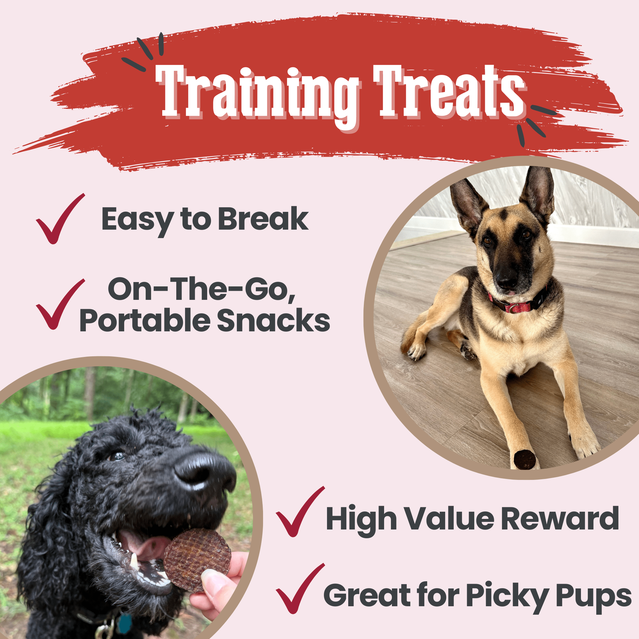 Farm to Pet Beef Chips Dog Treats – Single Ingredient, 100% Beef