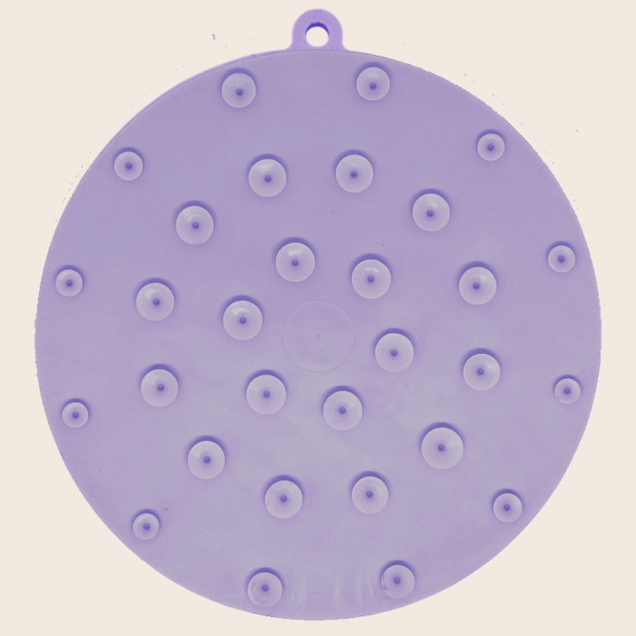 Suction Cup Lick Mat for Dogs and Cats, 8" Diameter, USA-Made Rubber