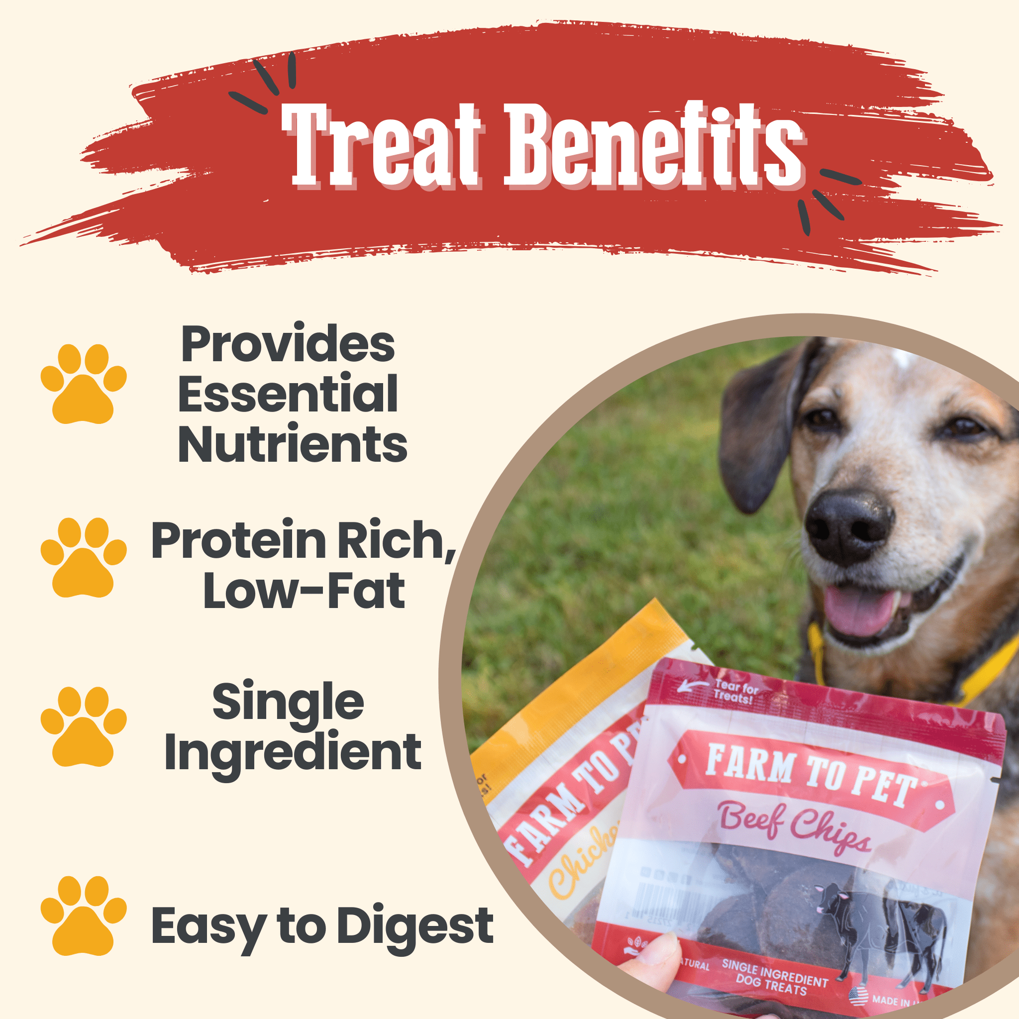 Puppy Pack Single-Ingredient Treats – Chicken, Beef, Fish & Turkey