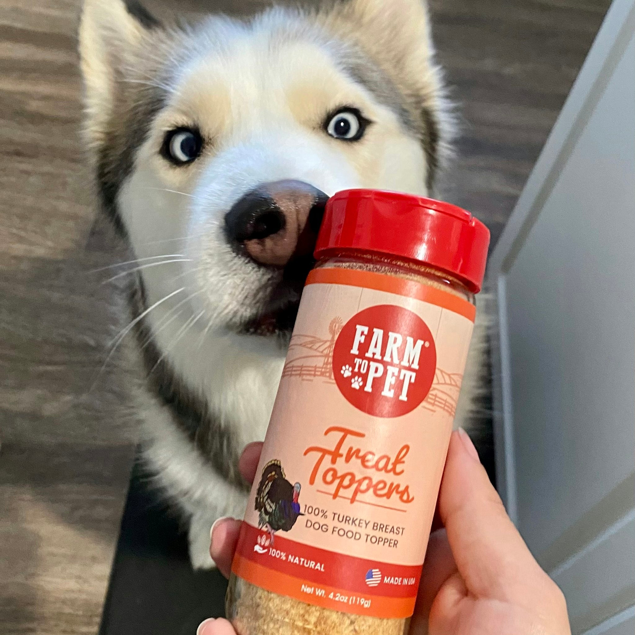 Turkey Breast Meal Topper for Dogs & Cats, Single Ingredient