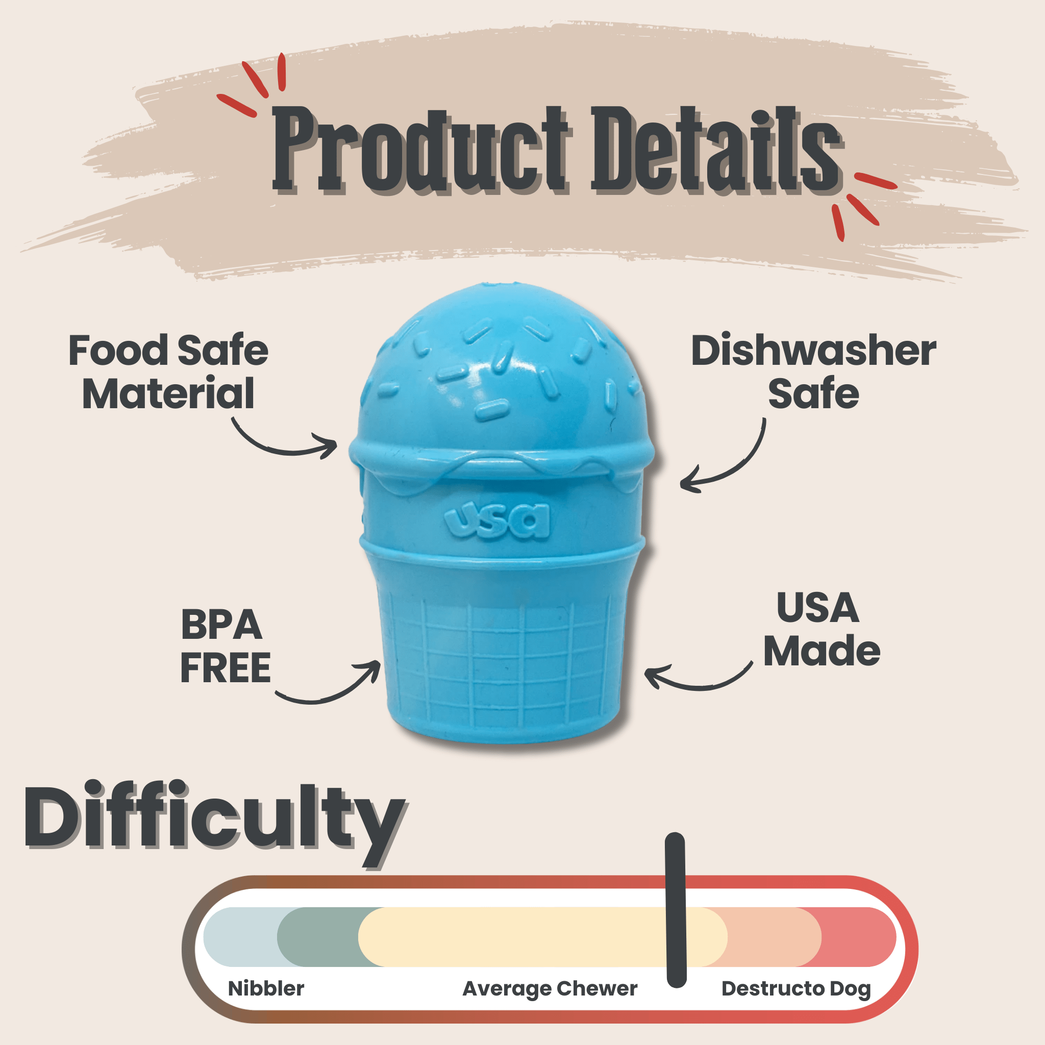 SodaPup Dog Treat Dispenser for Medium to Large Dogs