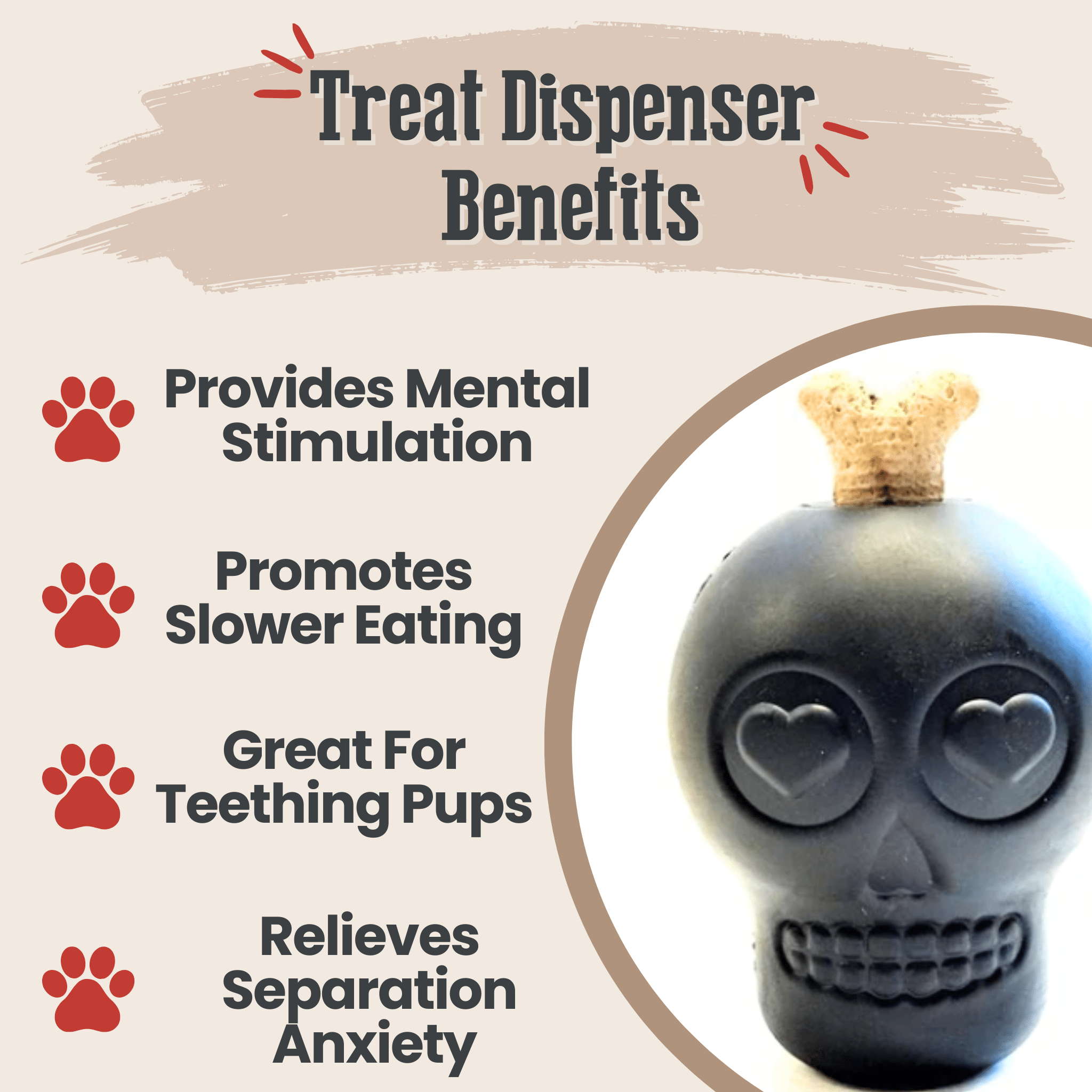 SodaPup Dog Treat Dispenser for Medium to Large Dogs