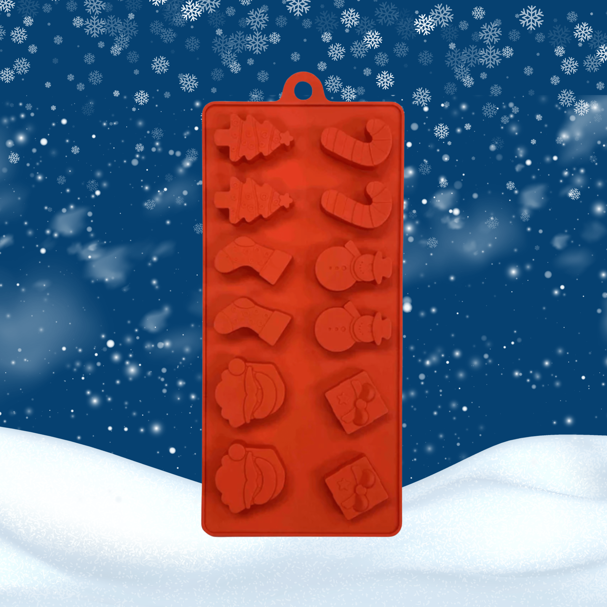 Silicone Treat Mold for Homemade Dog and Cat Snacks, 4.25" x 6.75"