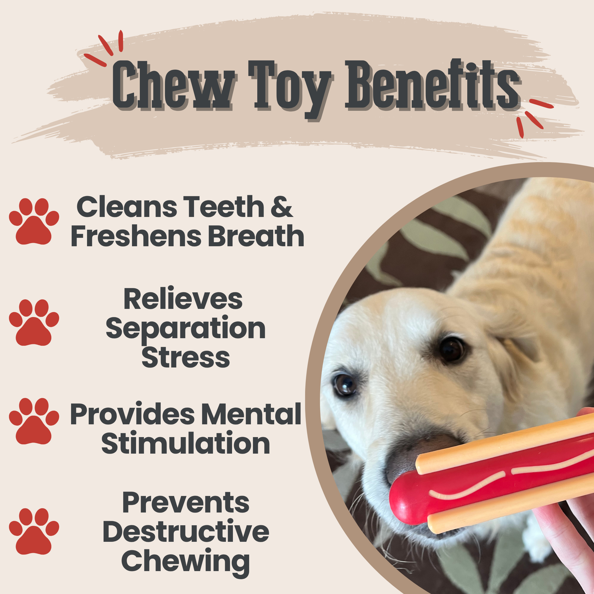 Durable USA-Made Dog Tug Toy for Interactive Play
