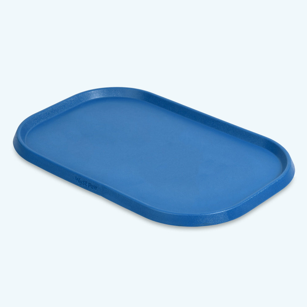 Dog Placemat with Raised Edges – Kelp or Tropic Red