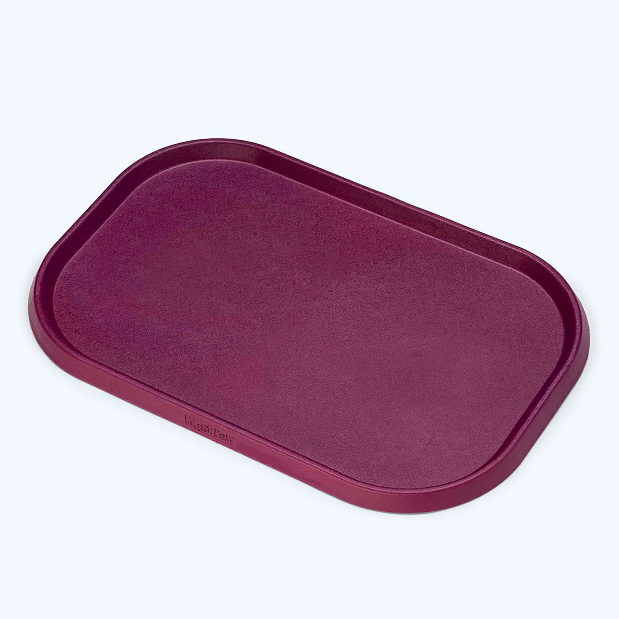 Dog Placemat with Raised Edges – Kelp or Tropic Red