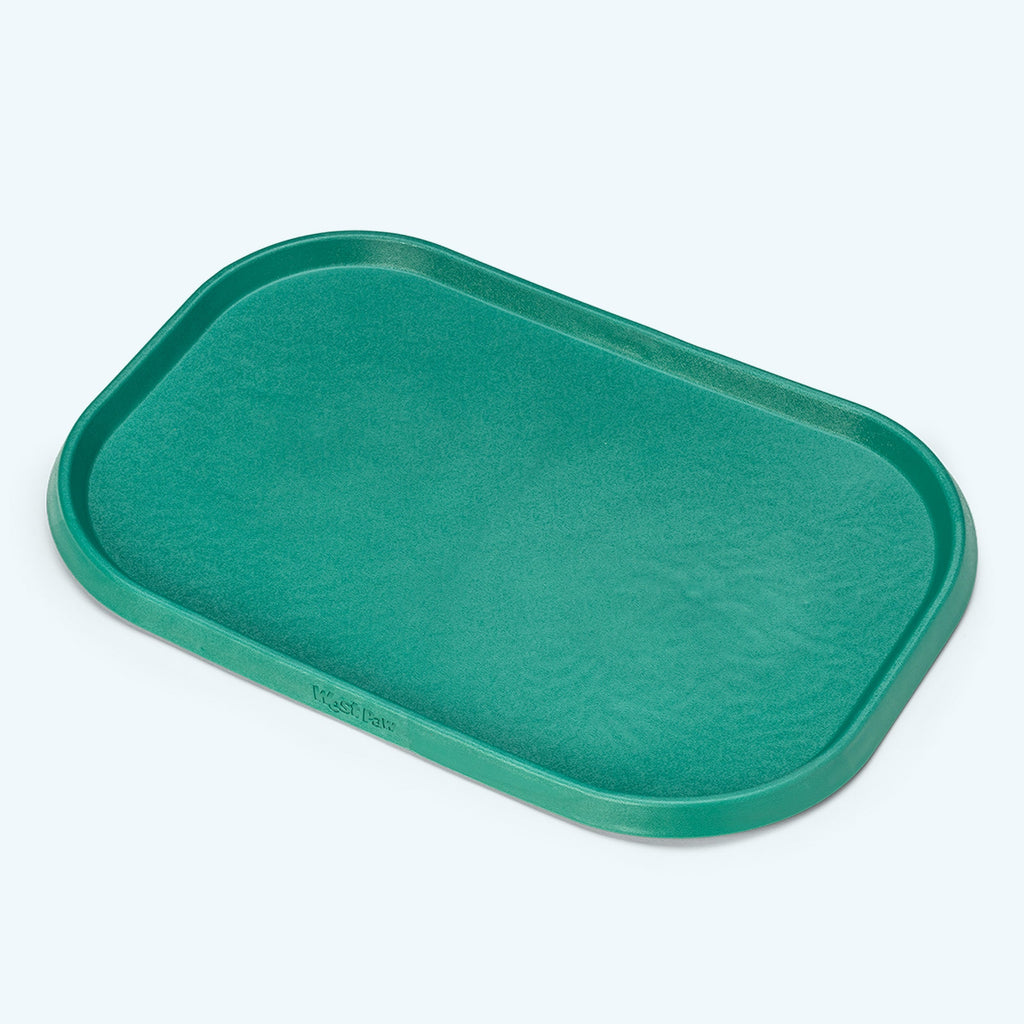 Dog Placemat with Raised Edges – Kelp or Tropic Red