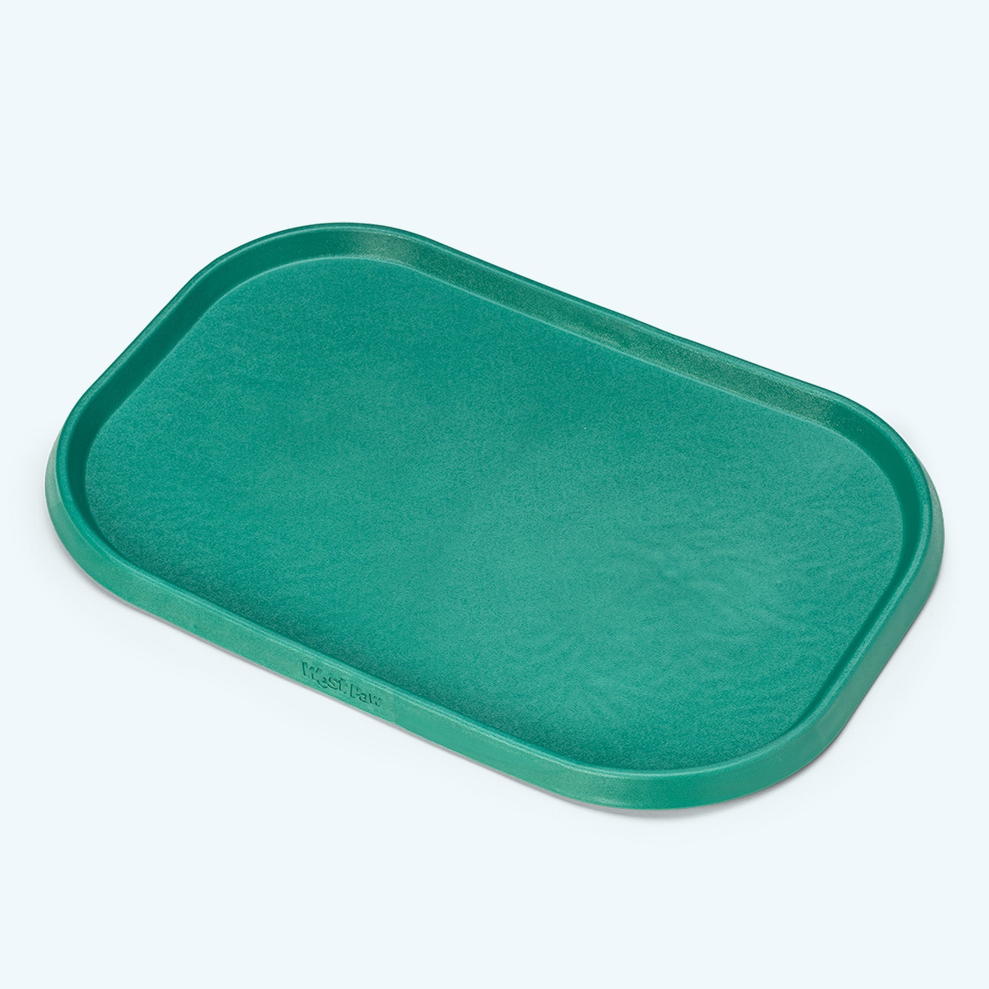 Dog Placemat with Raised Edges – Kelp or Tropic Red