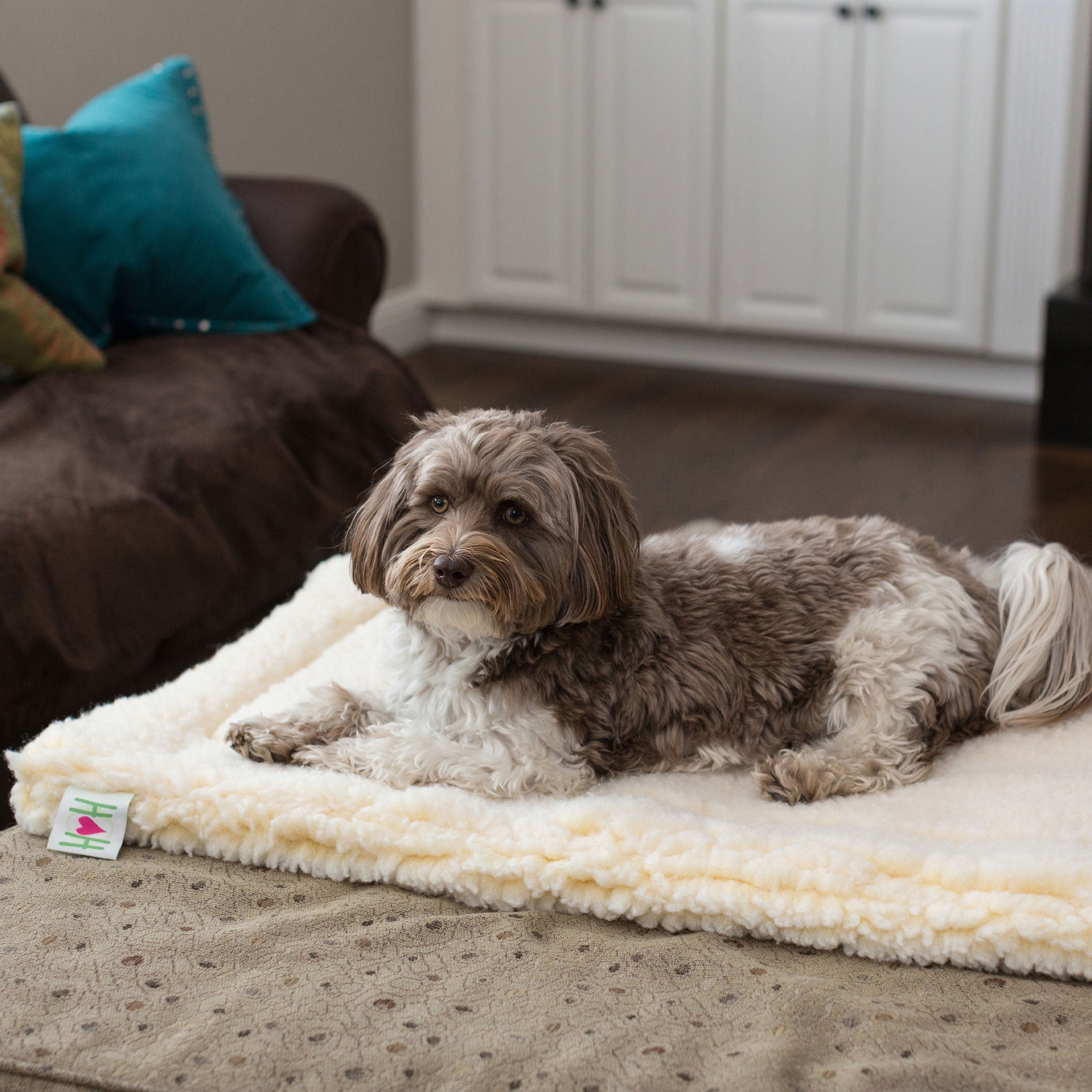 HuggleFleece Mat Stuffing-Free Orthopedic Pet Bed