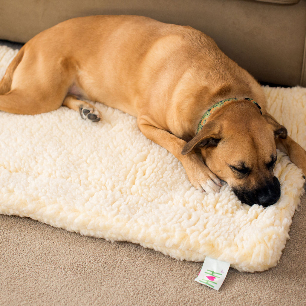 HuggleFleece Mat Stuffing-Free Orthopedic Pet Bed
