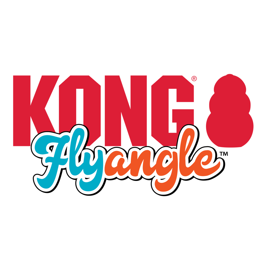 KONG Flyangle Tri-Handled Dog Fetch and Tug Toy