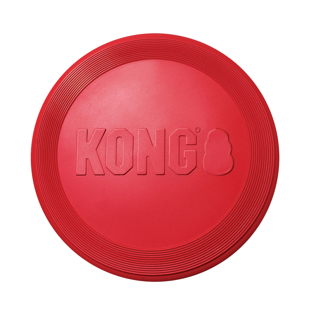 KONG Classic Flyer Durable Rubber Dog Fetch Disc