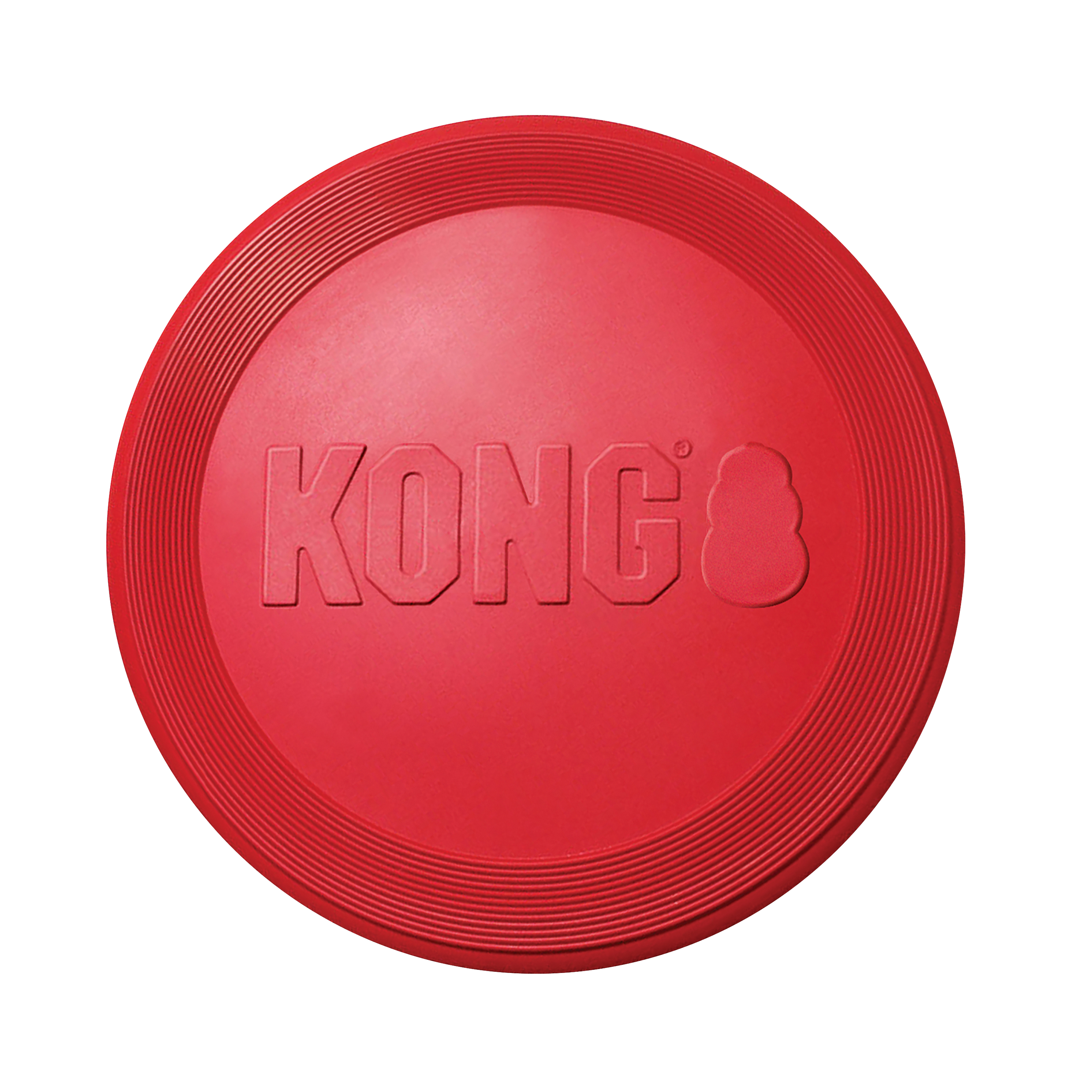 KONG Classic Flyer Durable Rubber Dog Fetch Disc