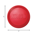 KONG Classic Flyer Durable Rubber Dog Fetch Disc