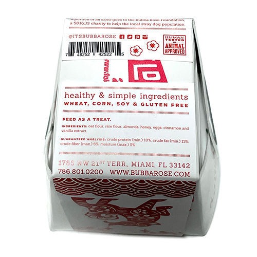 Dog Fortune Cookie Treats – Vanilla Almond, Box of 12