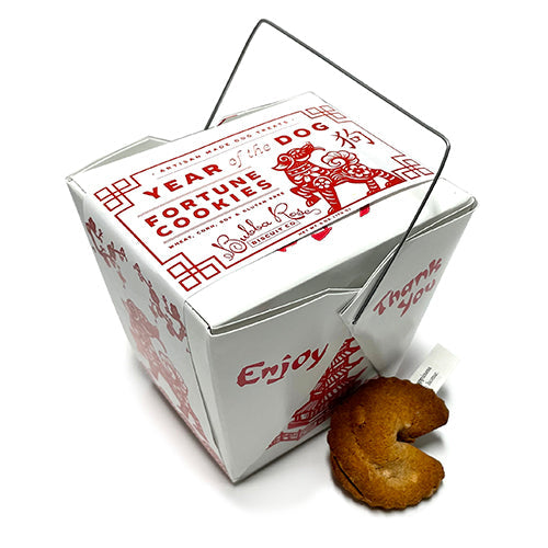 Dog Fortune Cookie Treats – Vanilla Almond, Box of 12