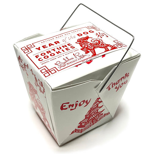Dog Fortune Cookie Treats – Vanilla Almond, Box of 12