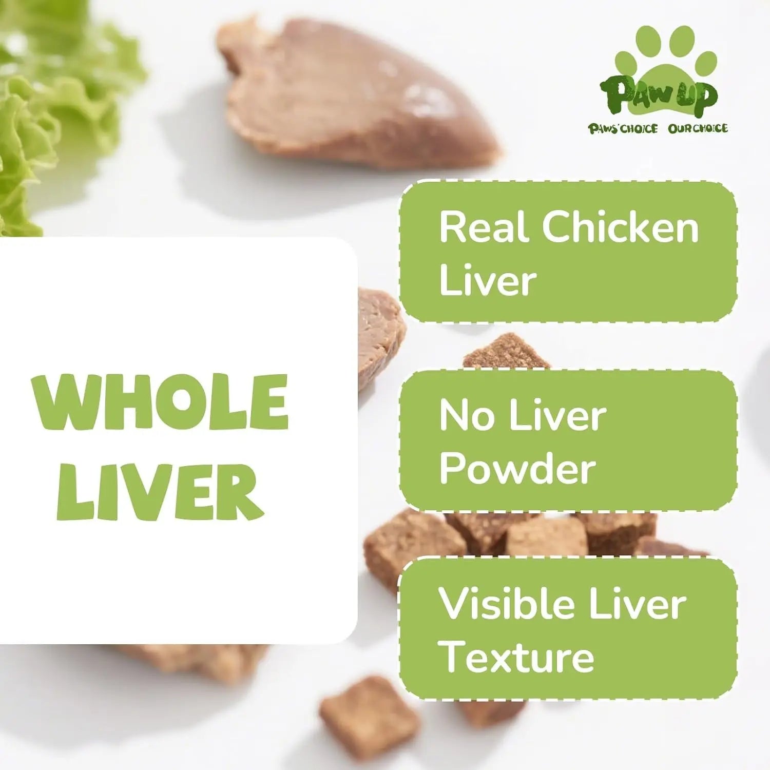 Freeze-Dried Chicken Liver & Heart Treats for Dogs and Cats 2.1 oz