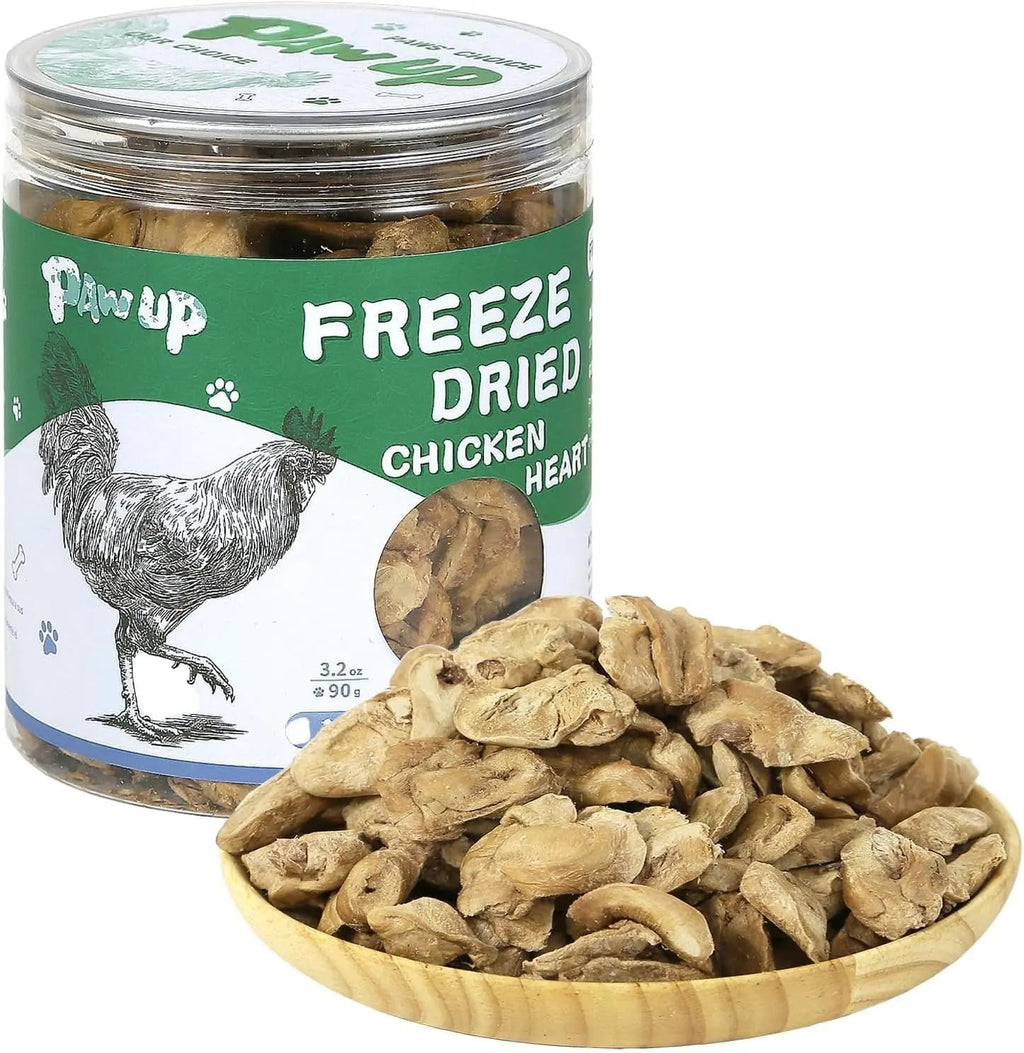 Freeze-Dried Chicken Liver & Heart Treats for Dogs and Cats 2.1 oz