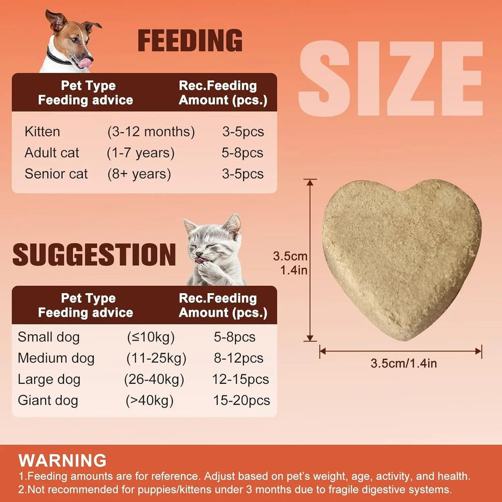 Freeze-Dried Chicken & Salmon Bites for Dogs and Cats