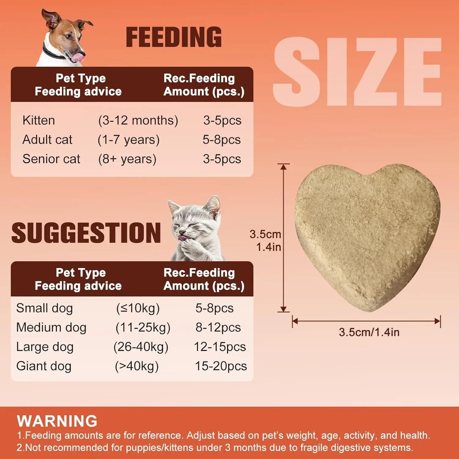Freeze-Dried Chicken & Salmon Bites for Dogs and Cats