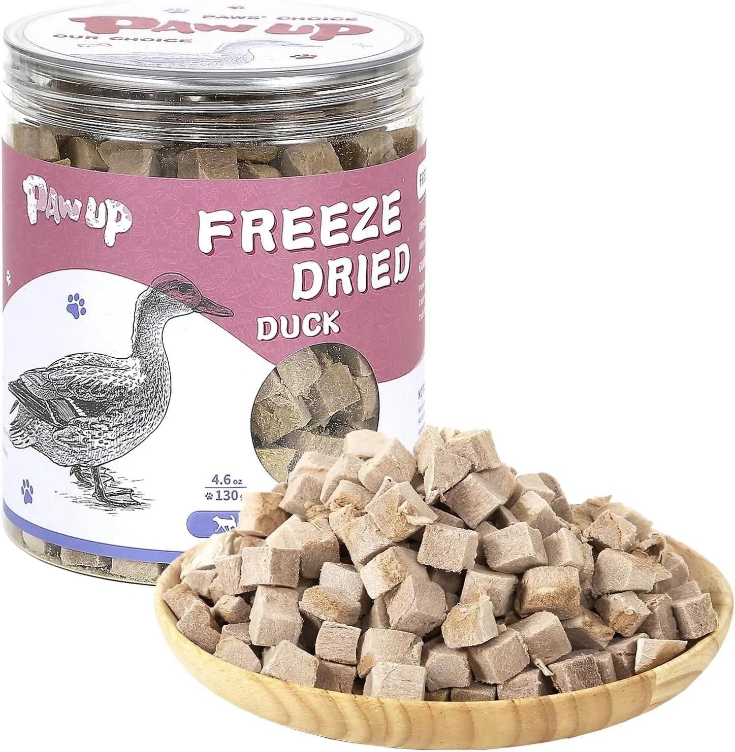 Freeze-Dried Free-Range Duck Breast Treats for Dogs & Cats