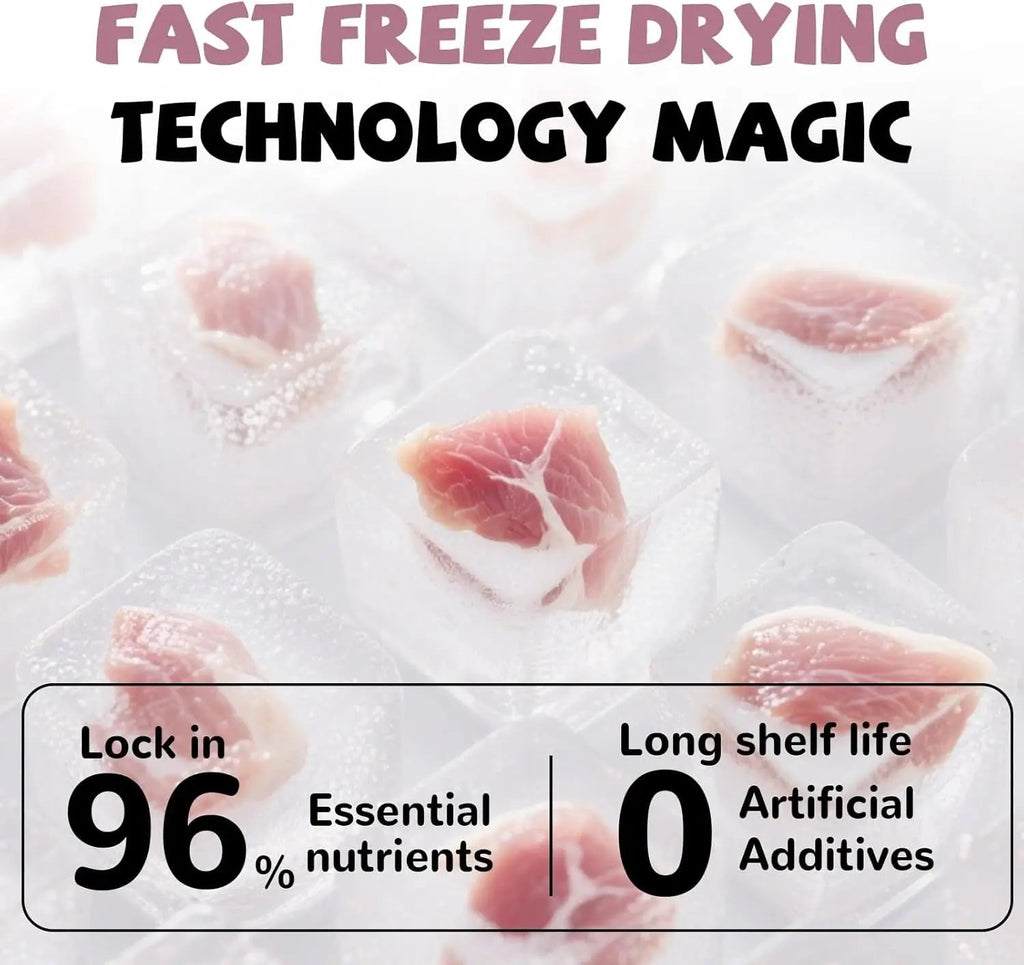Freeze-Dried Free-Range Duck Breast Treats for Dogs & Cats