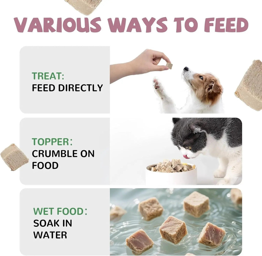 Freeze-Dried Free-Range Duck Breast Treats for Dogs & Cats