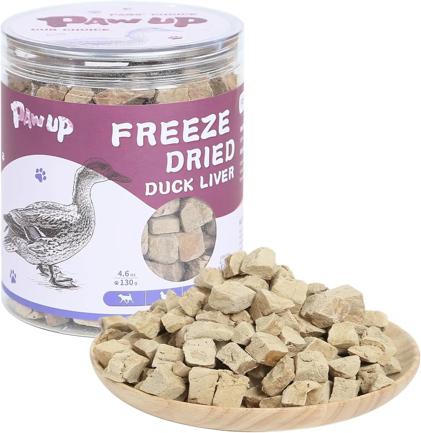 Freeze-Dried Free-Range Duck Breast Treats for Dogs & Cats
