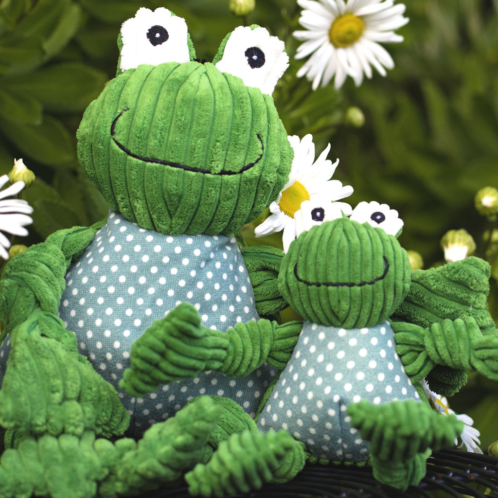 Knotted Plush Dog Toy with Tuffut Technology, Multiple Squeakers