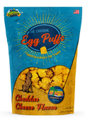 Egg & Cheddar Cheese Pet Treats – Crispy Dehydrated Puffs 2 oz