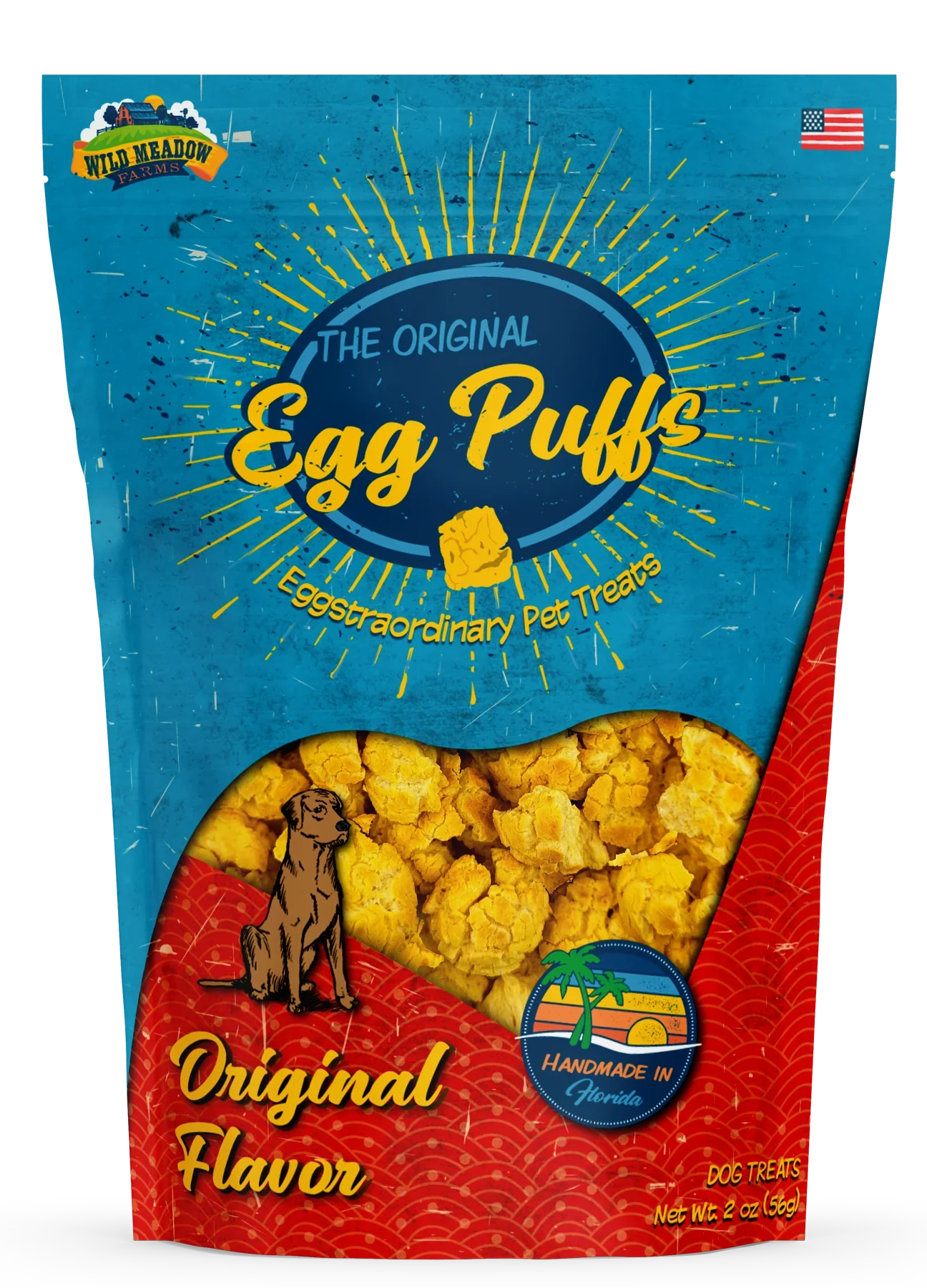 Egg Puffs Single-Ingredient Pet Treats, 2 oz