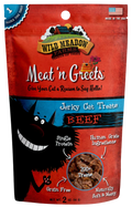 Beef Meat 'N Greets Soft Jerky Cat Treats, Grain-Free