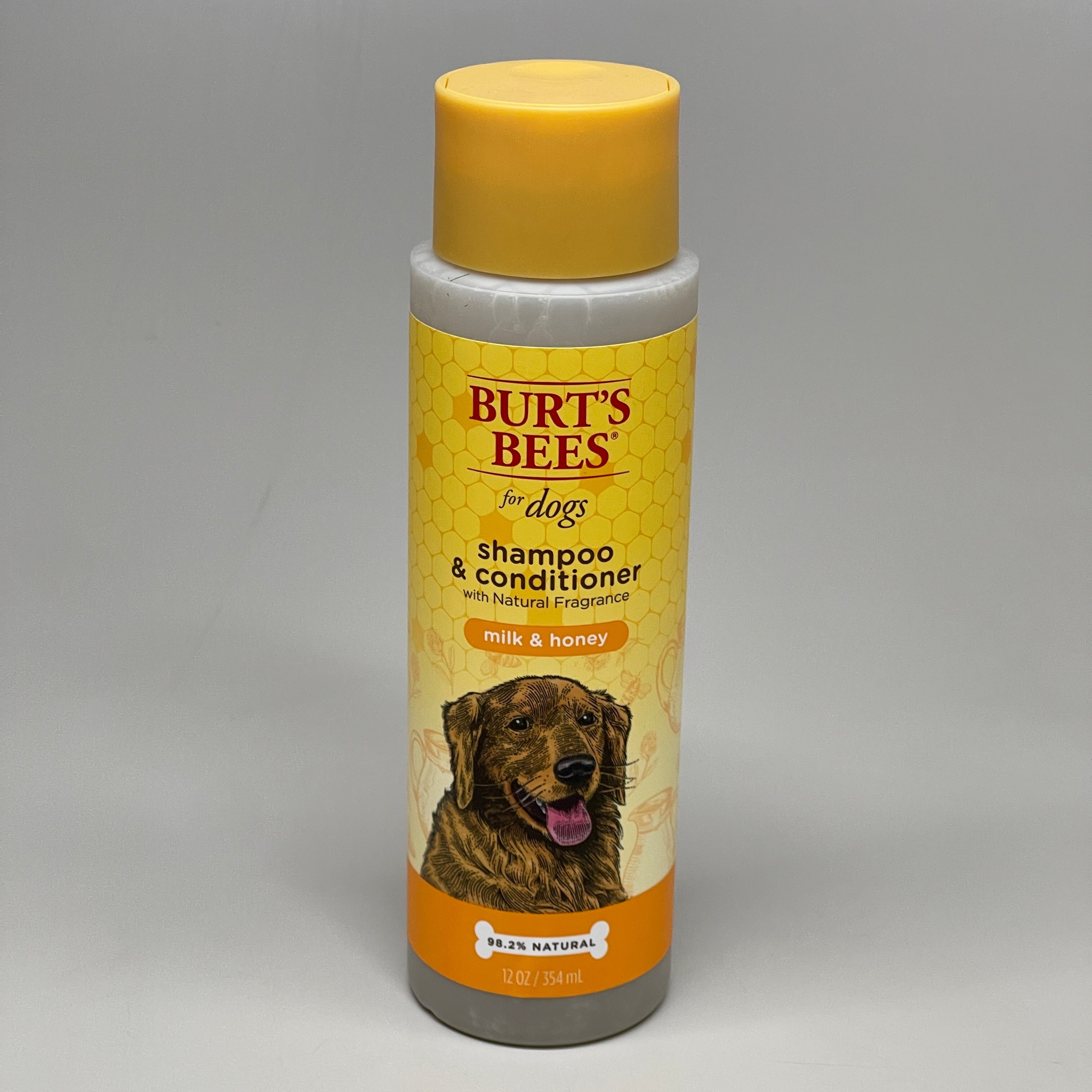 Dog Shampoo & Conditioner with Milk & Honey Scent, 12 oz