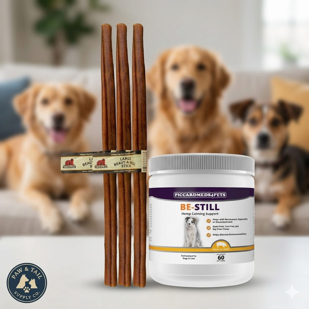 Calming Chews & Collagen Stick Bundle for Dogs
