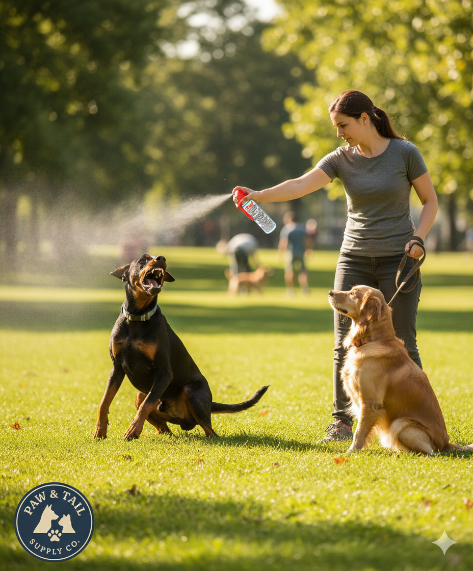 Halt Dog Repellent Spray 1.5 oz Effective Safe Capsaicin Defense for Dogs 6-Pack