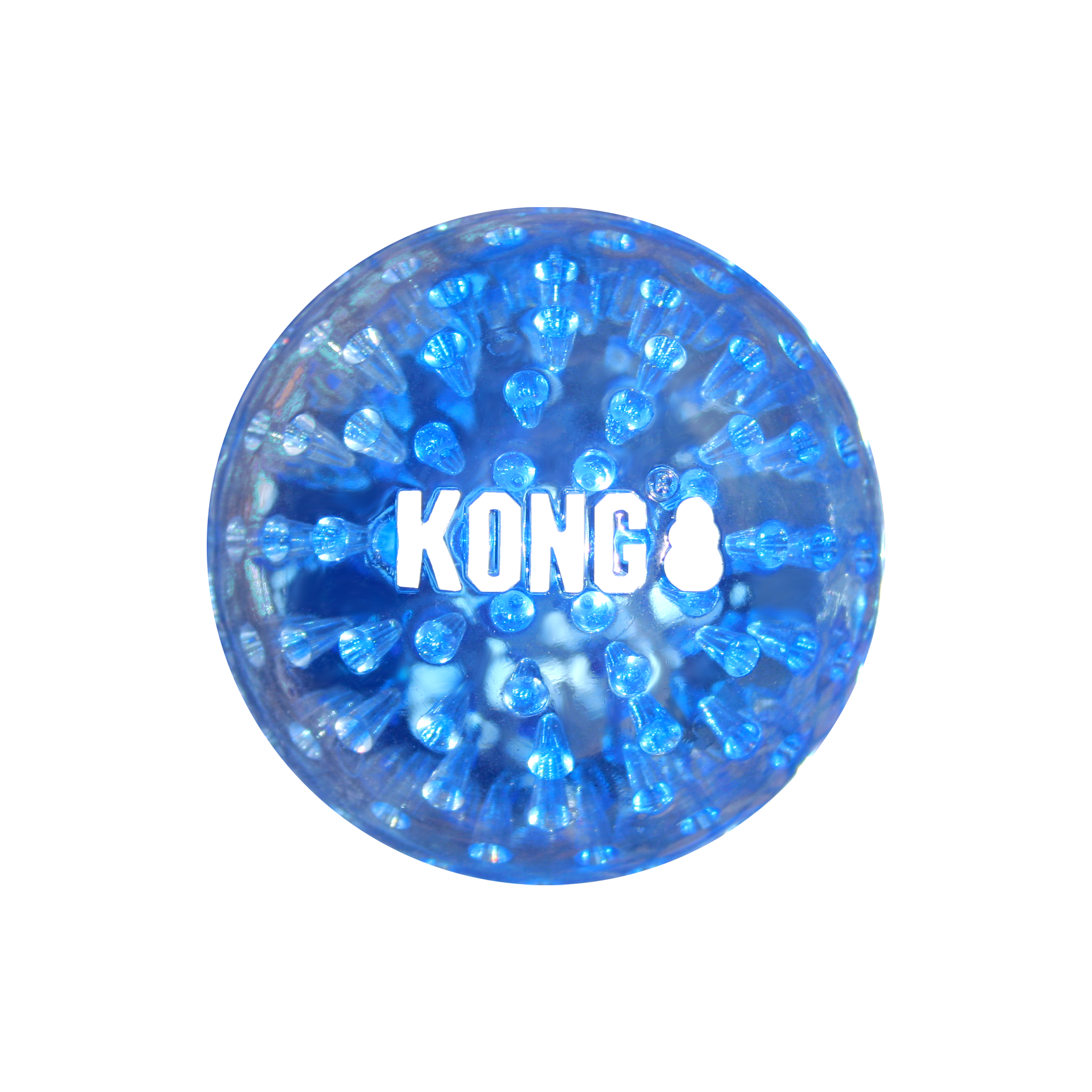 KONG Geodz Dog Fetch Toy with Squeaker and Crackle Sounds